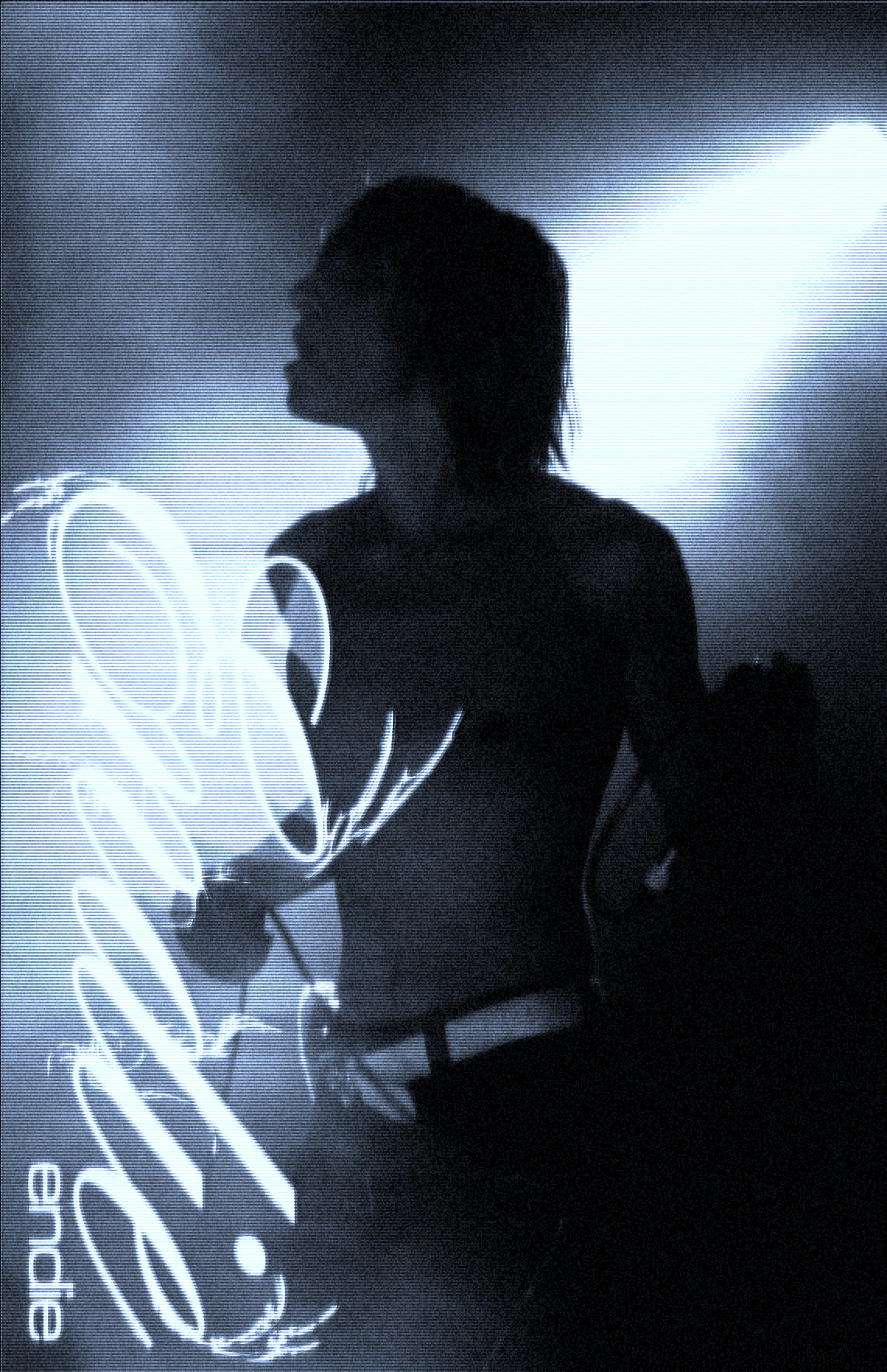 "live in the flesh" SIGNED POSTER