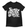 "tour collage" BLACK TEE